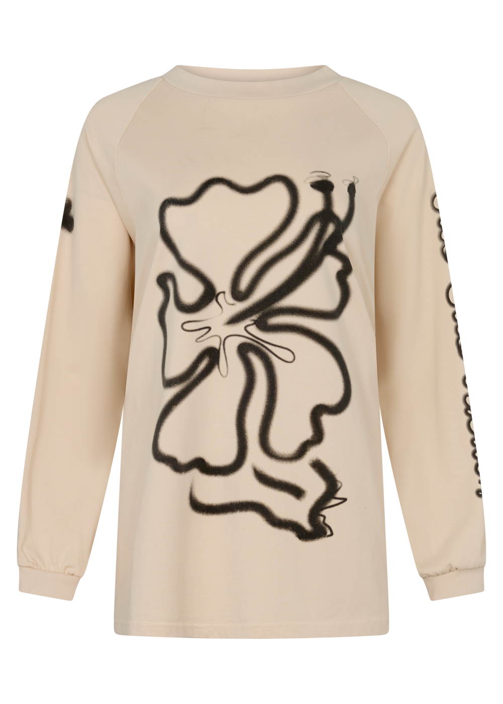 CLOUD HIBISCUS HAVEN LS TEE
