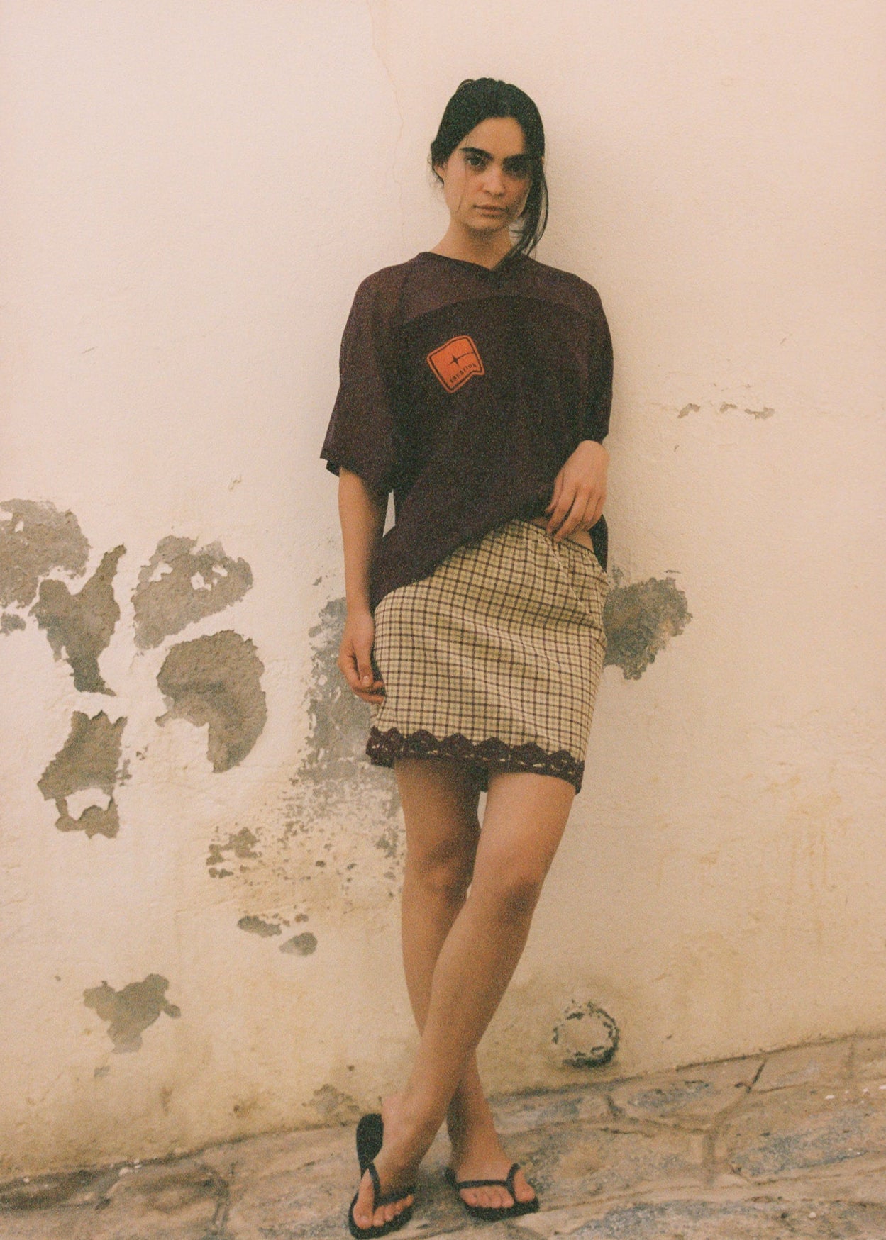 TARTAN CHECK MINI SKIRT