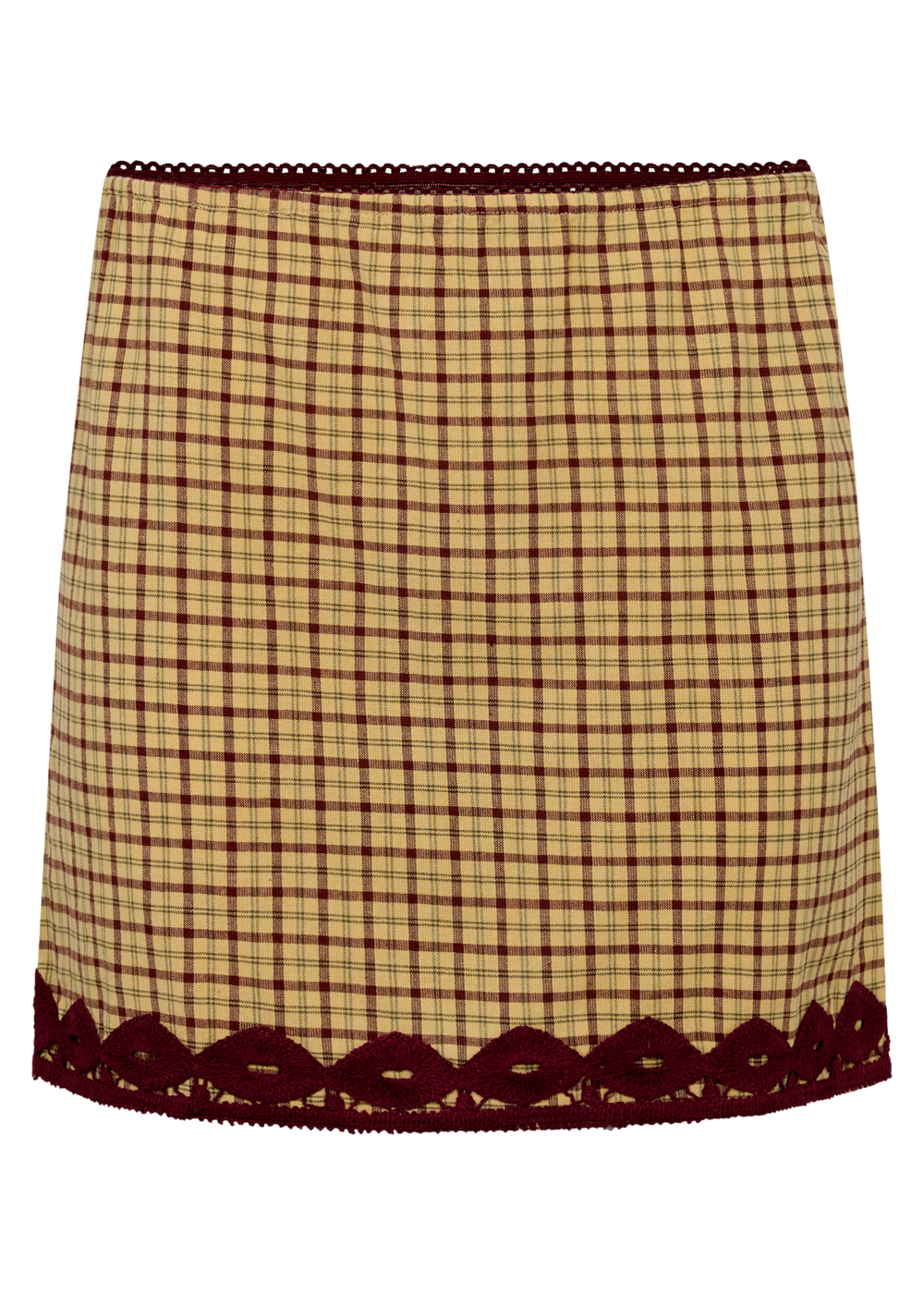 TARTAN CHECK MINI SKIRT
